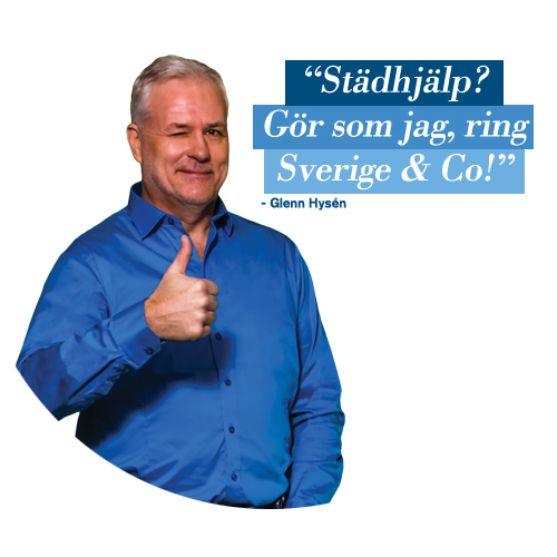 städhjälp i Göteborg med Glenn Hysen